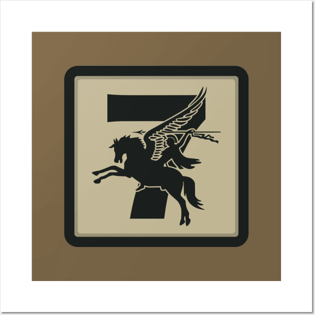 7 Para RHA Patch (desert subdued) Wall Art by Firemission45